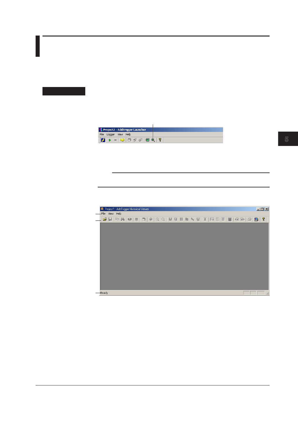 1 displaying waveforms on historical viewer, 1 displaying waveforms on historical viewer -1 | Yokogawa DAQWORX User Manual | Page 84 / 125