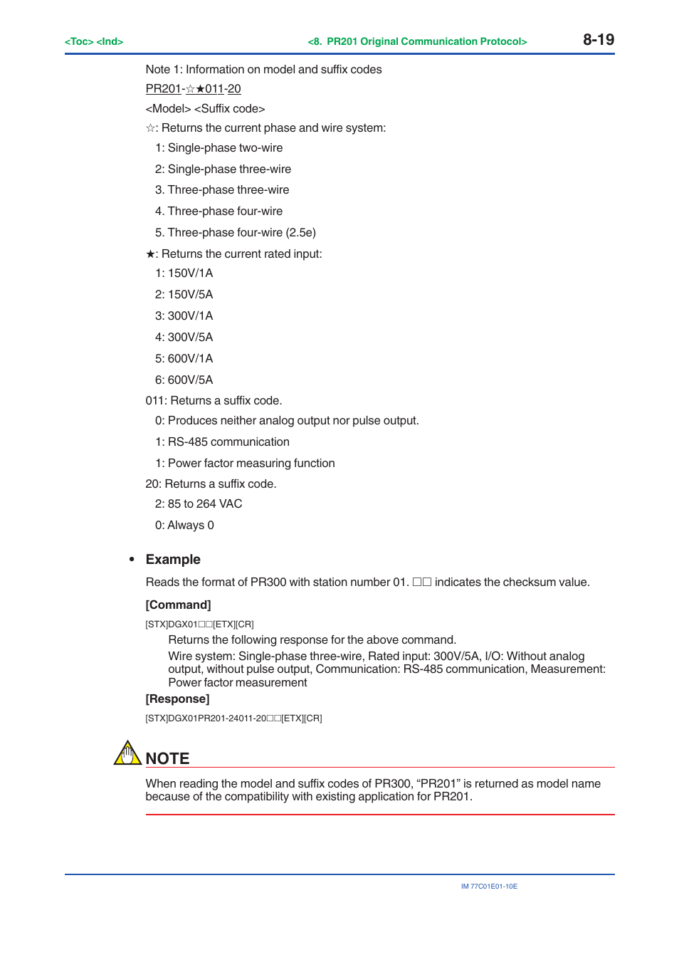 Yokogawa PR300 Power and Energy Meter User Manual | Page 134 / 141