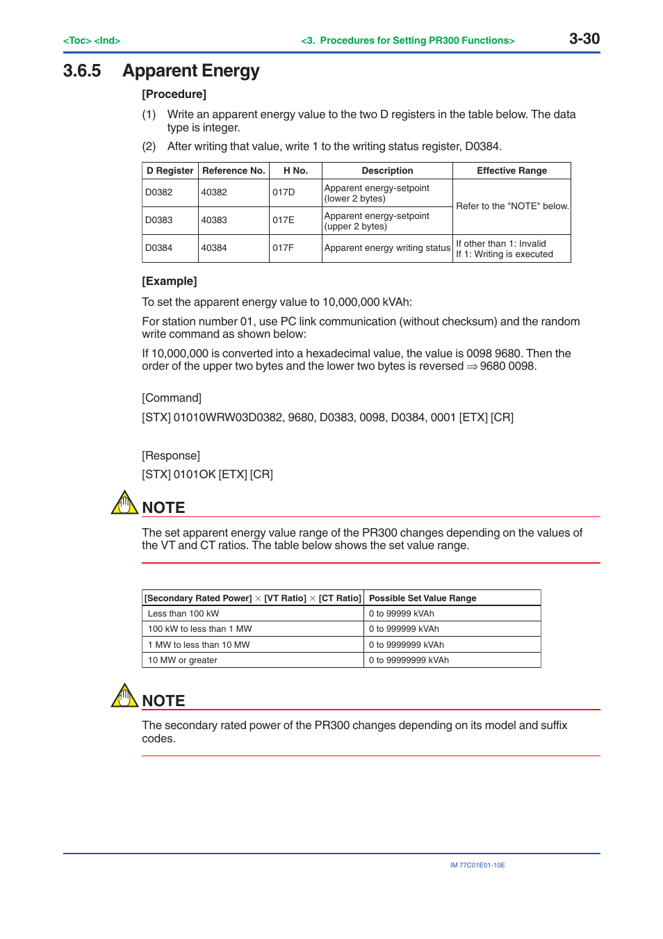 5 apparent energy, Apparent energy -30 | Yokogawa PR300 Power and Energy Meter User Manual | Page 53 / 141