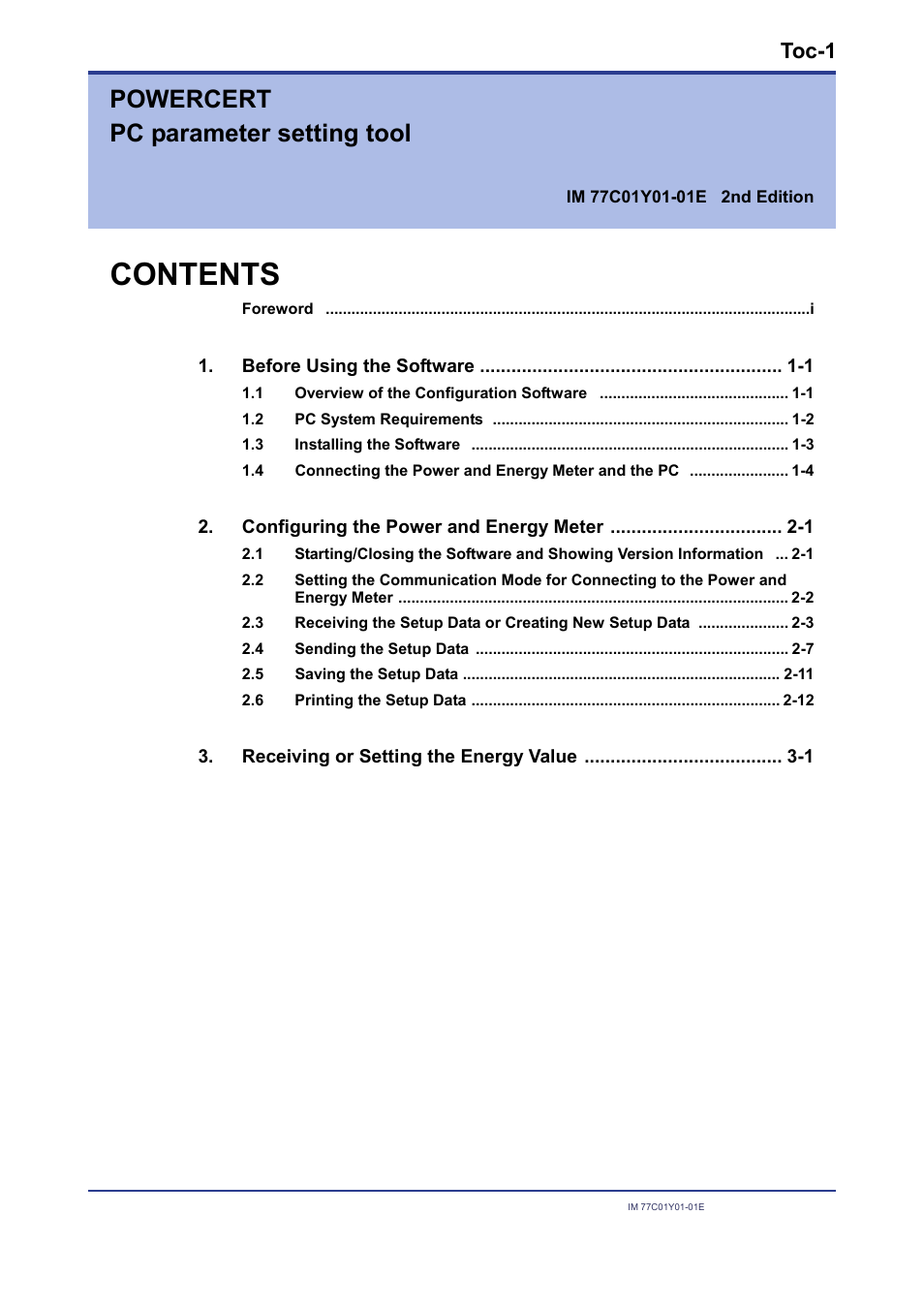 Yokogawa PR300 Power and Energy Meter User Manual | Page 3 / 22