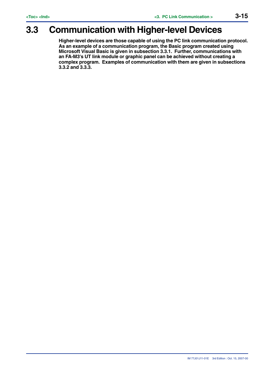 3 communication with higher-level devices | Yokogawa JUXTA VJ Series Limit Alarms User Manual | Page 29 / 60