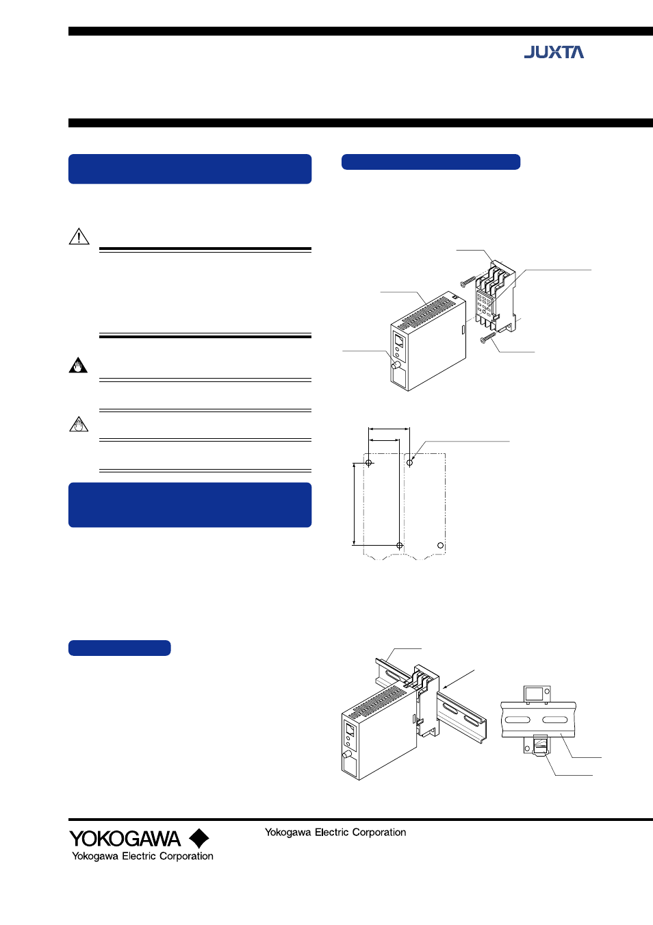 Yokogawa JUXTA VJA7 User Manual | 5 pages