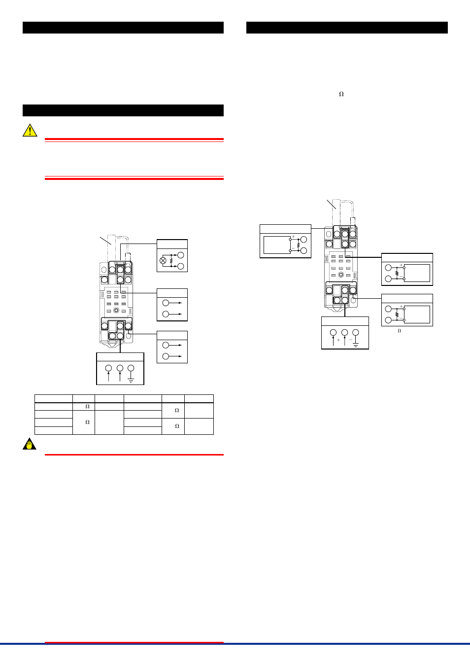 Installation locations, External wiring, Maintenance | 1 calibration apparatus, 2 calibration procedure, Warning, Important | Yokogawa JUXTA VJH1 User Manual | Page 2 / 2