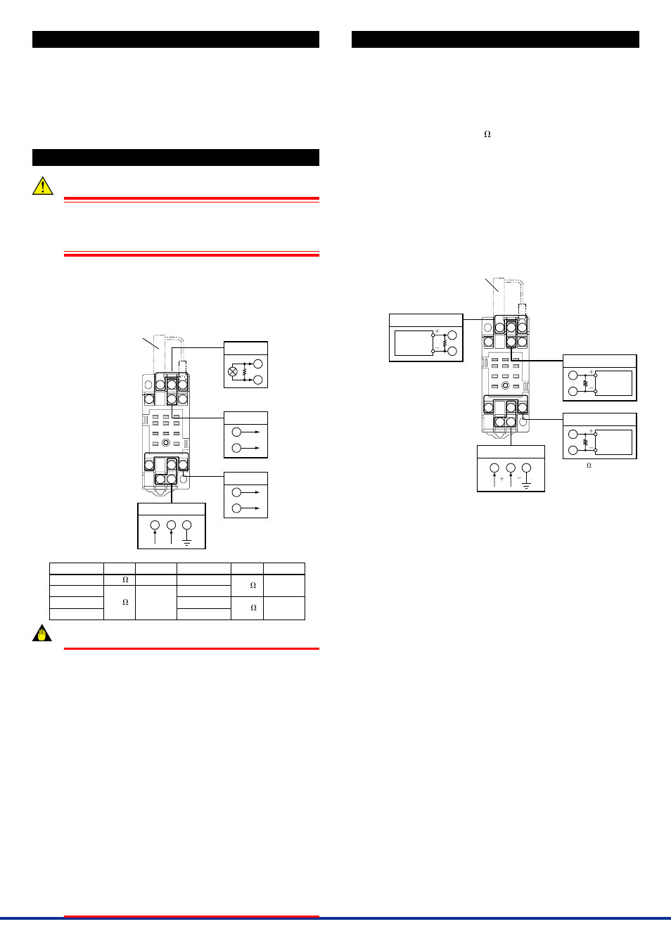 Installation locations, External wiring, Maintenance | 1 calibration apparatus, 2 calibration procedure, Warning, Important | Yokogawa JUXTA VJHR User Manual | Page 2 / 2