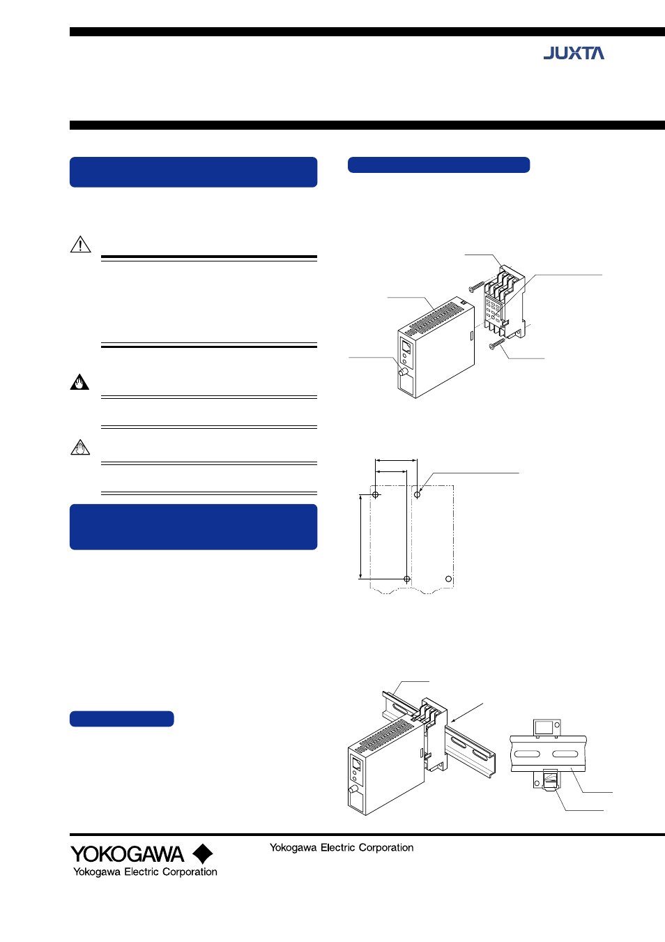 Yokogawa JUXTA VJP8 User Manual | 4 pages