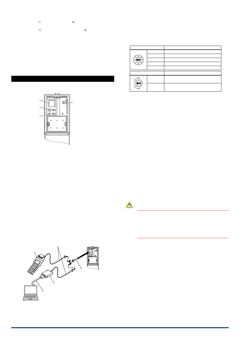 Description of front panel, Power supply and isolaion, 1 operation indicating lamp | 2 connector for communication, 3 selection switch and adjustment switch | Yokogawa JUXTA MH5 User Manual | Page 3 / 6
