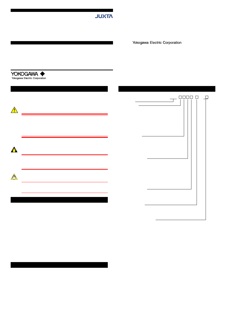 Yokogawa JUXTA MXS User Manual | 8 pages