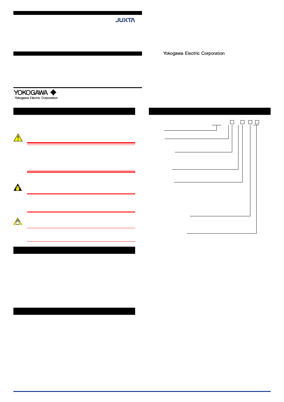 Yokogawa JUXTA MA5 User Manual | 6 pages