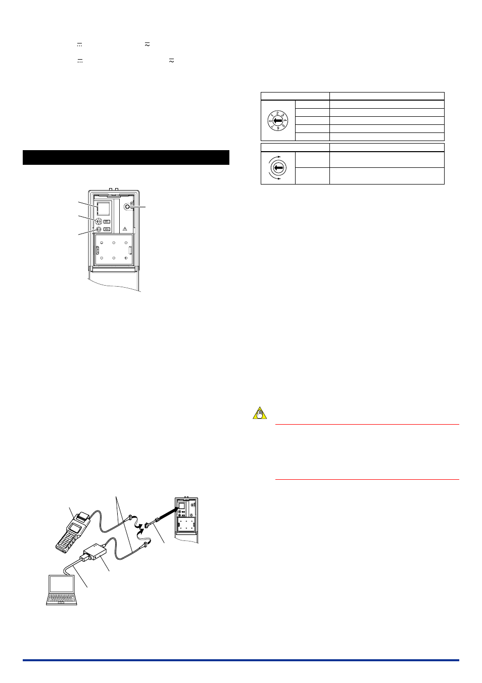 Description of front panel, Power supply and isolaion, 1 operation indicating lamp | 2 connector for communication, 3 selection switch and adjustment switch | Yokogawa JUXTA MA5 User Manual | Page 3 / 6