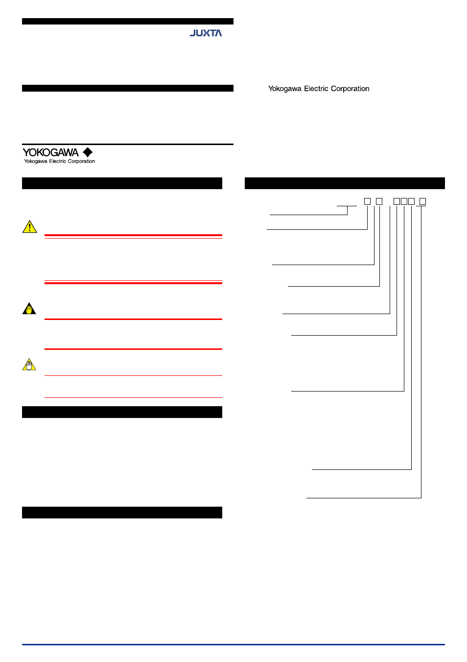 Yokogawa JUXTA MA5D User Manual | 6 pages