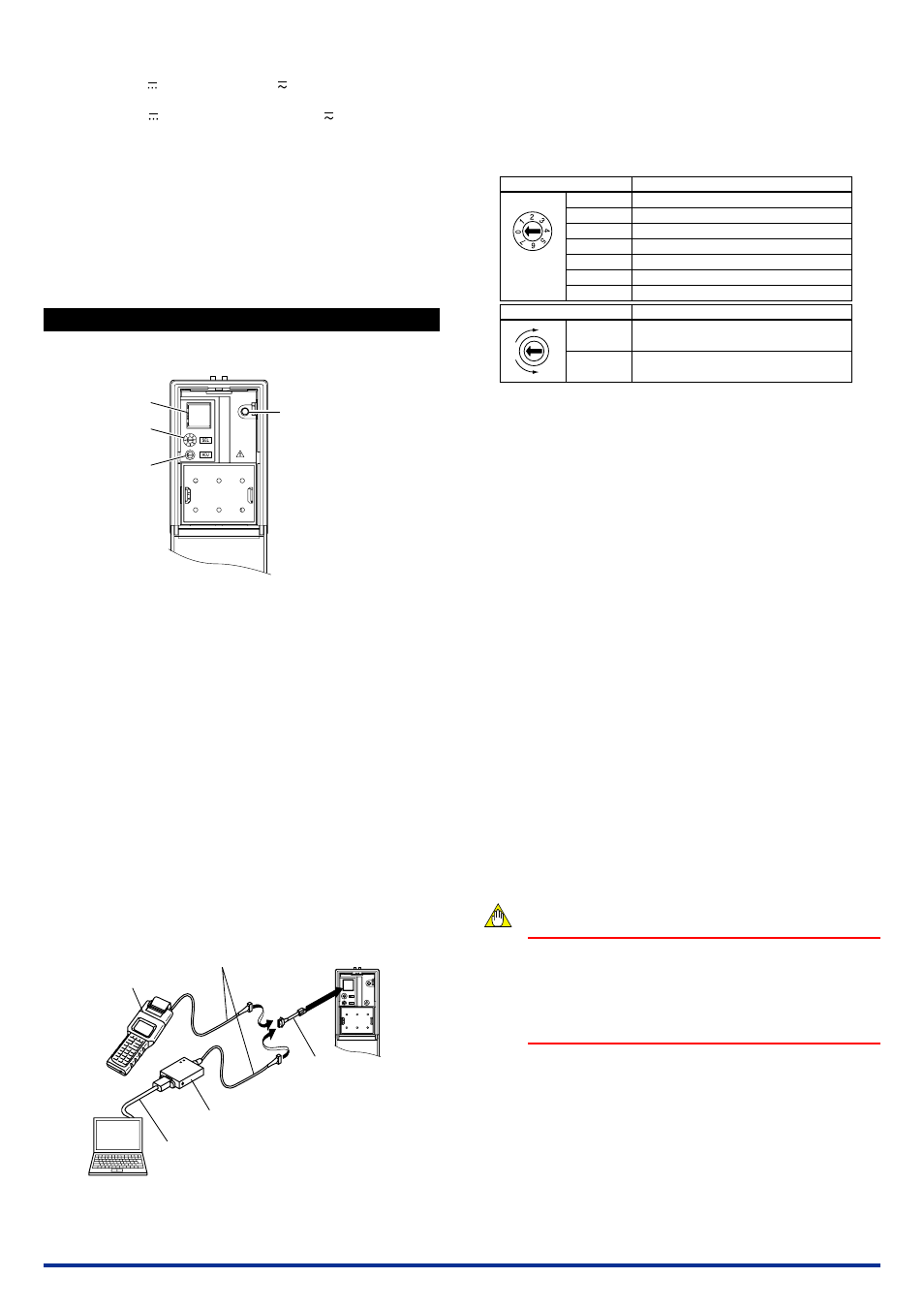 Description of front panel, Power supply and isolaion, 1 operation indicating lamp | 2 connector for communication, 3 selection switch and adjustment switch | Yokogawa JUXTA MA5D User Manual | Page 3 / 6