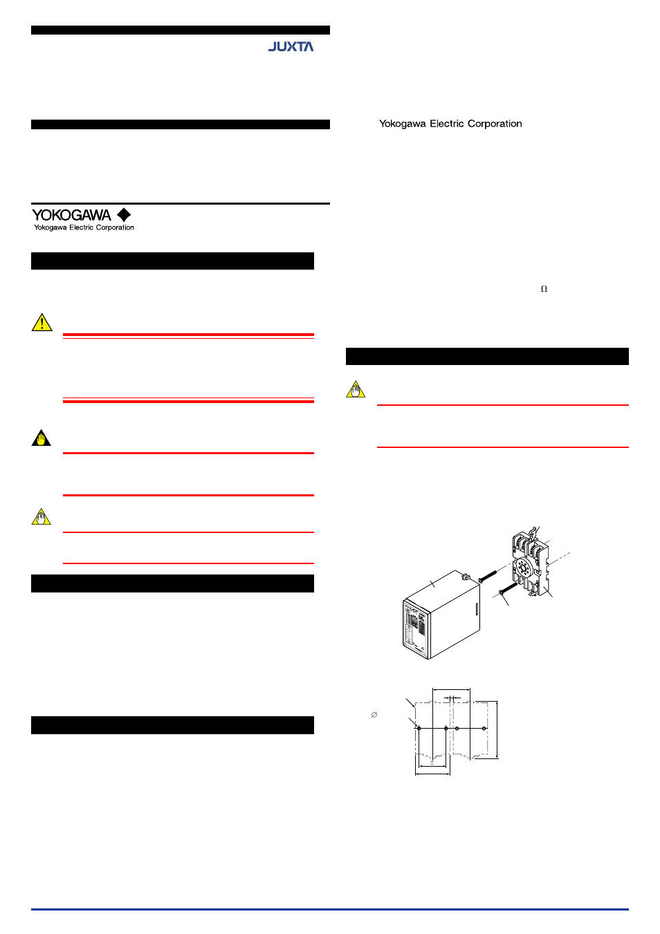 Yokogawa JUXTA ML2 User Manual | 4 pages