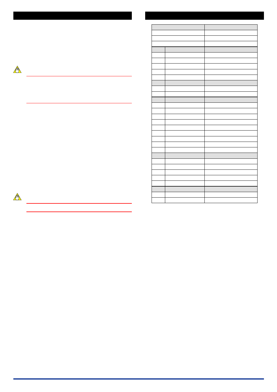 Setting parameters, 6list of parameters, 1 setting burnout action | 2 setting input range, 3 setting output range | Yokogawa JUXTA MS5 User Manual | Page 4 / 6