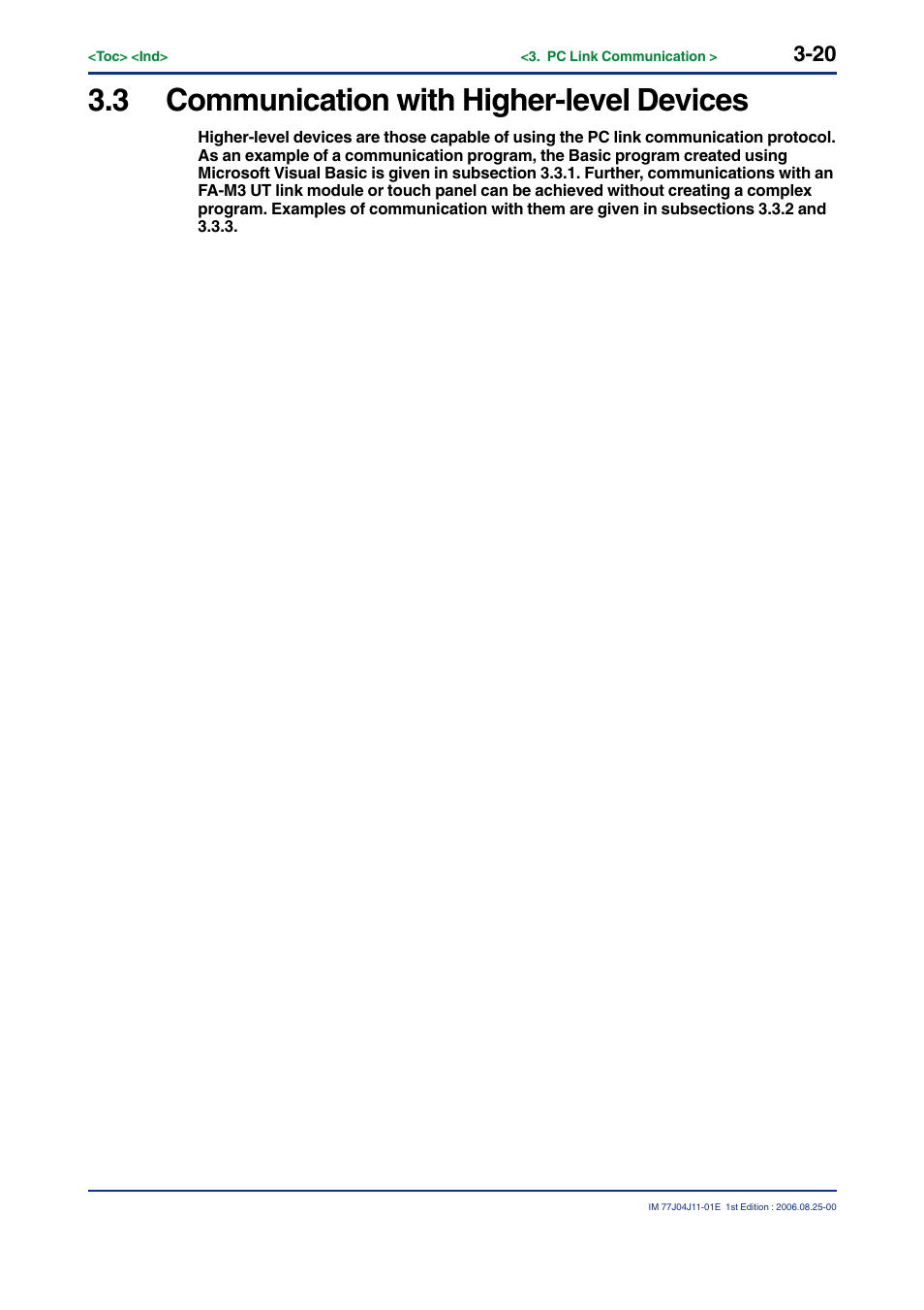 3 communication with higher-level devices | Yokogawa JUXTA M Series Digital Limit Alarms MVTK User Manual | Page 34 / 70