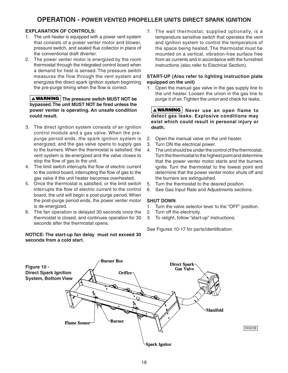 Operation | Sterling TF User Manual | Page 18 / 32