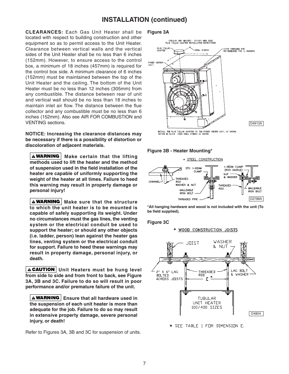 Installation (continued) | Sterling TF User Manual | Page 7 / 32