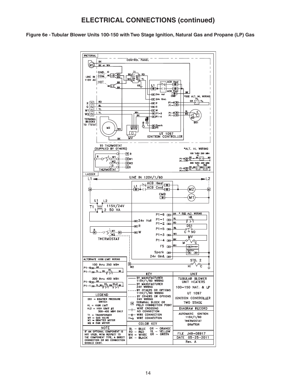 Electrical connections (continued) | Sterling TC User Manual | Page 14 / 36