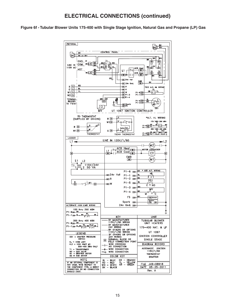 Electrical connections (continued) | Sterling TC User Manual | Page 15 / 36