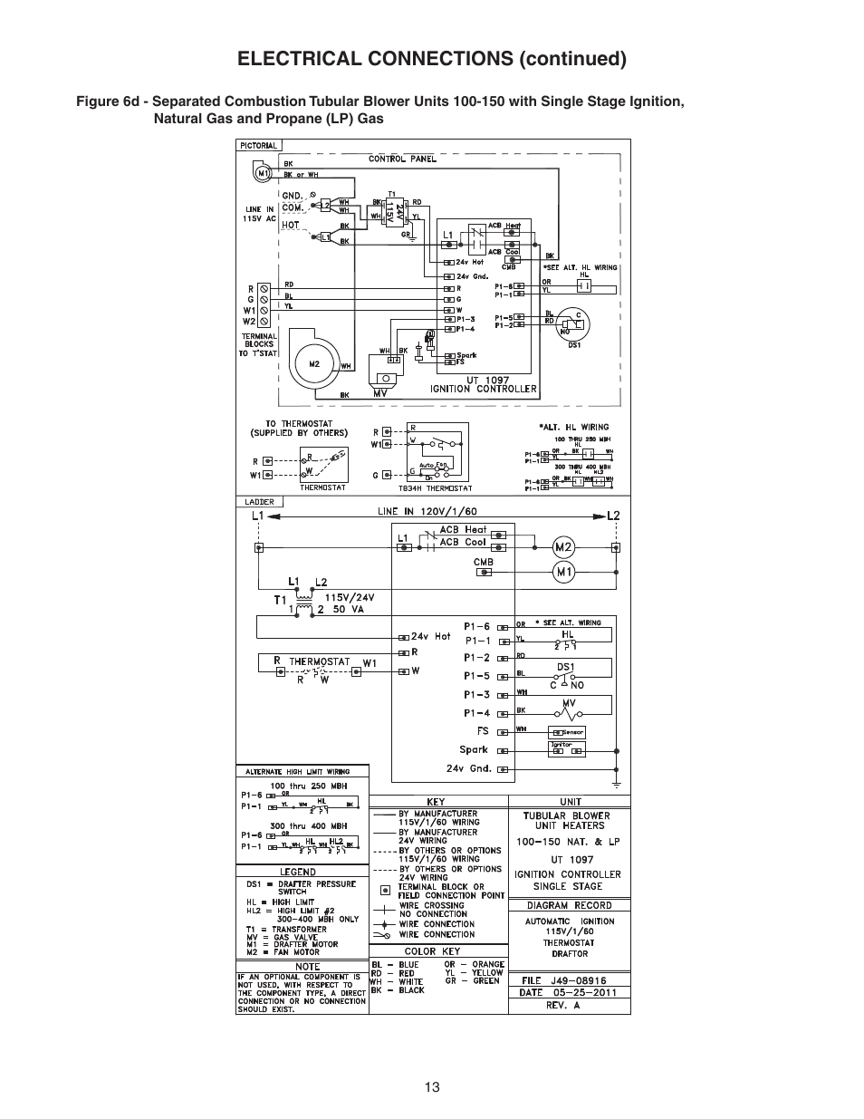 Electrical connections (continued) | Sterling SC User Manual | Page 13 / 36