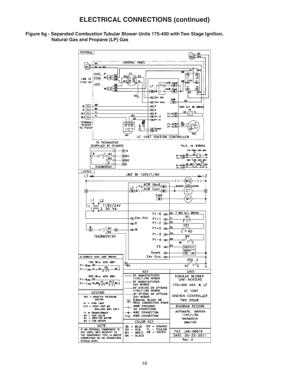 Electrical connections (continued) | Sterling SC User Manual | Page 16 / 36