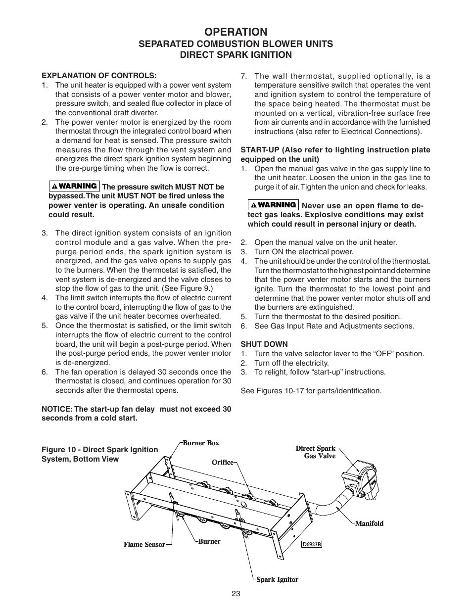 Operation | Sterling SC User Manual | Page 23 / 36