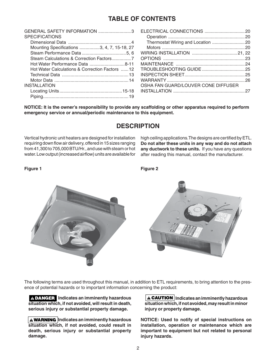 Sterling VS User Manual | Page 2 / 28