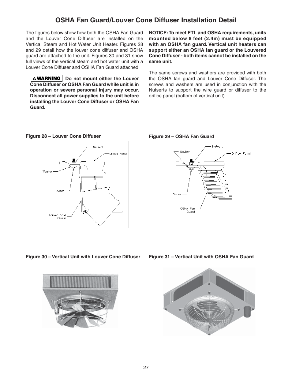 Sterling VS User Manual | Page 27 / 28