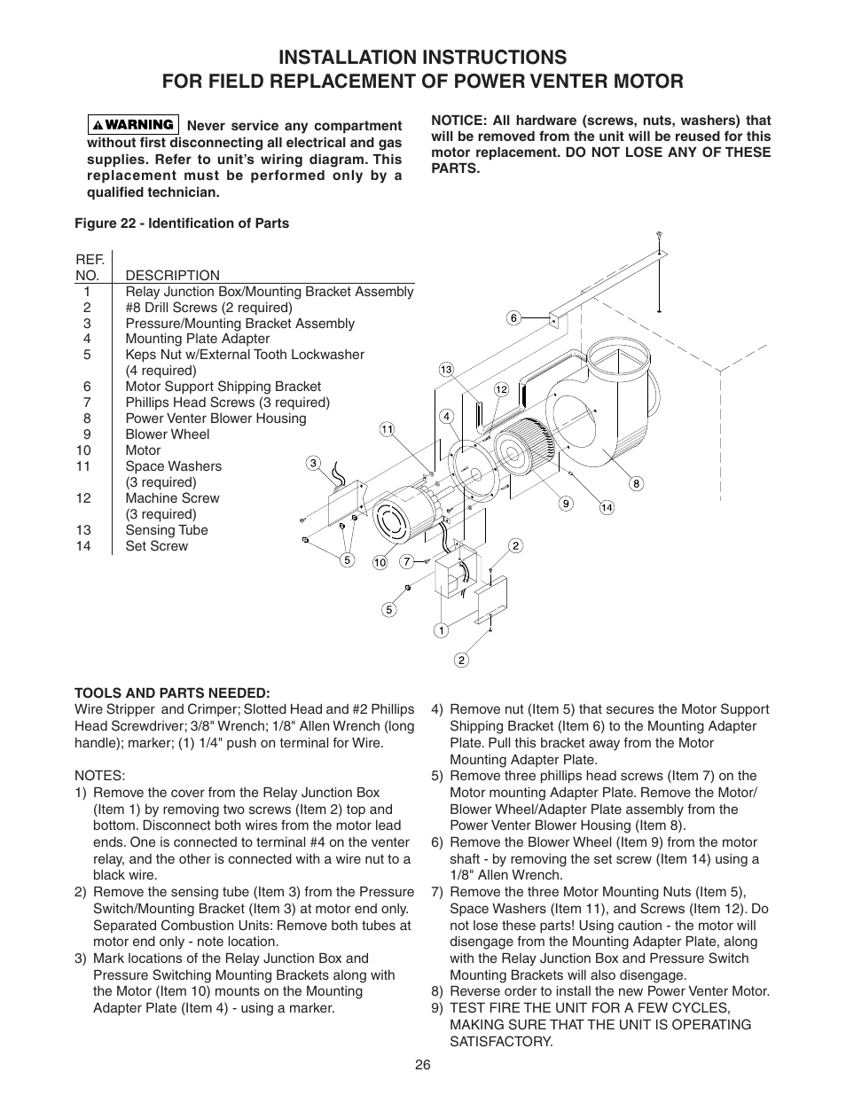Sterling QVSB User Manual | Page 26 / 32