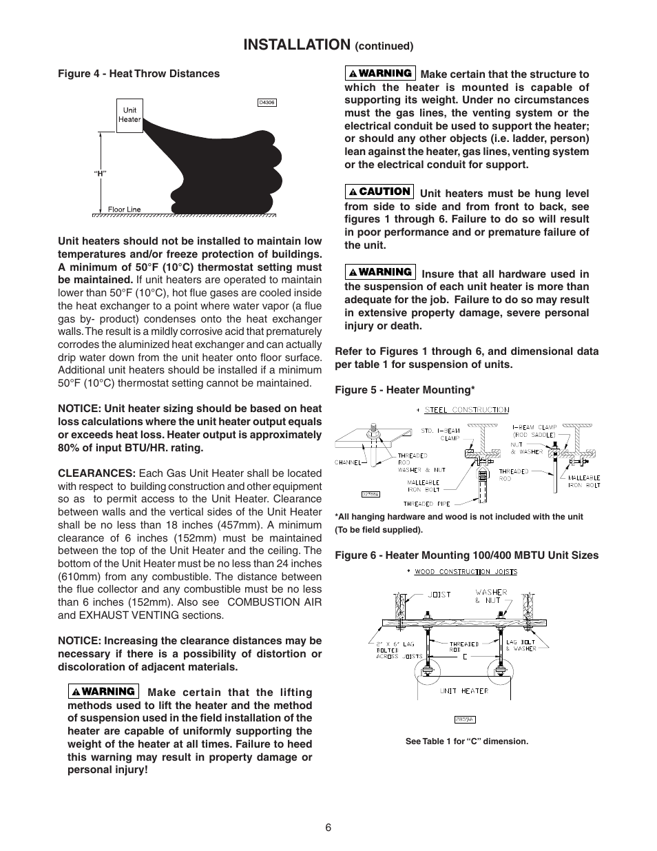 Installation | Sterling QVSB User Manual | Page 6 / 32