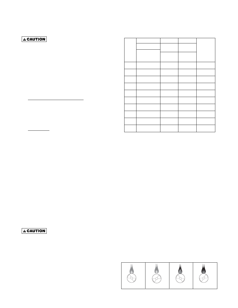 Primary air shutter adjustment, Gas input rate, Table 7 - main burner orifi ce schedule | Sterling QVEB User Manual | Page 18 / 32