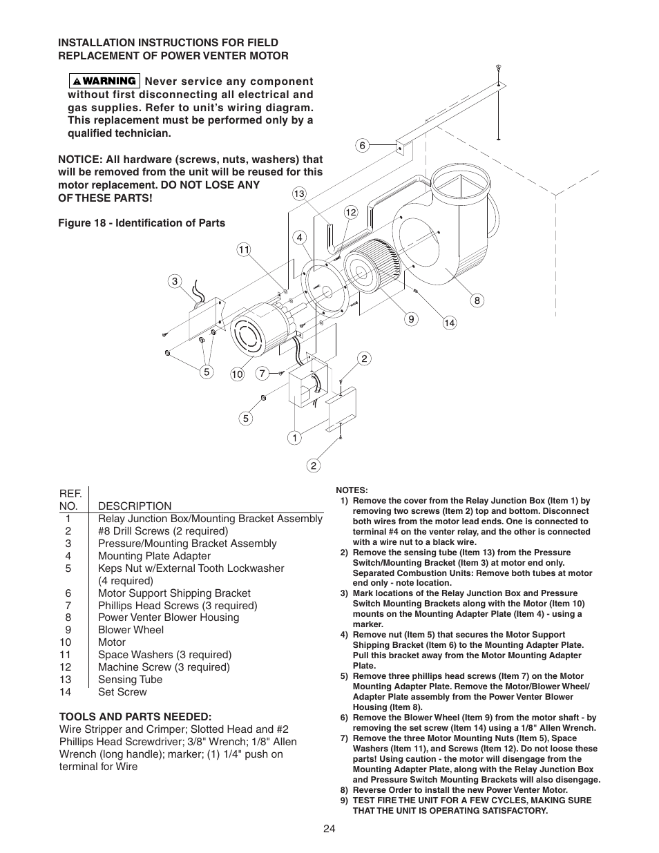Sterling QVEF User Manual | Page 24 / 28