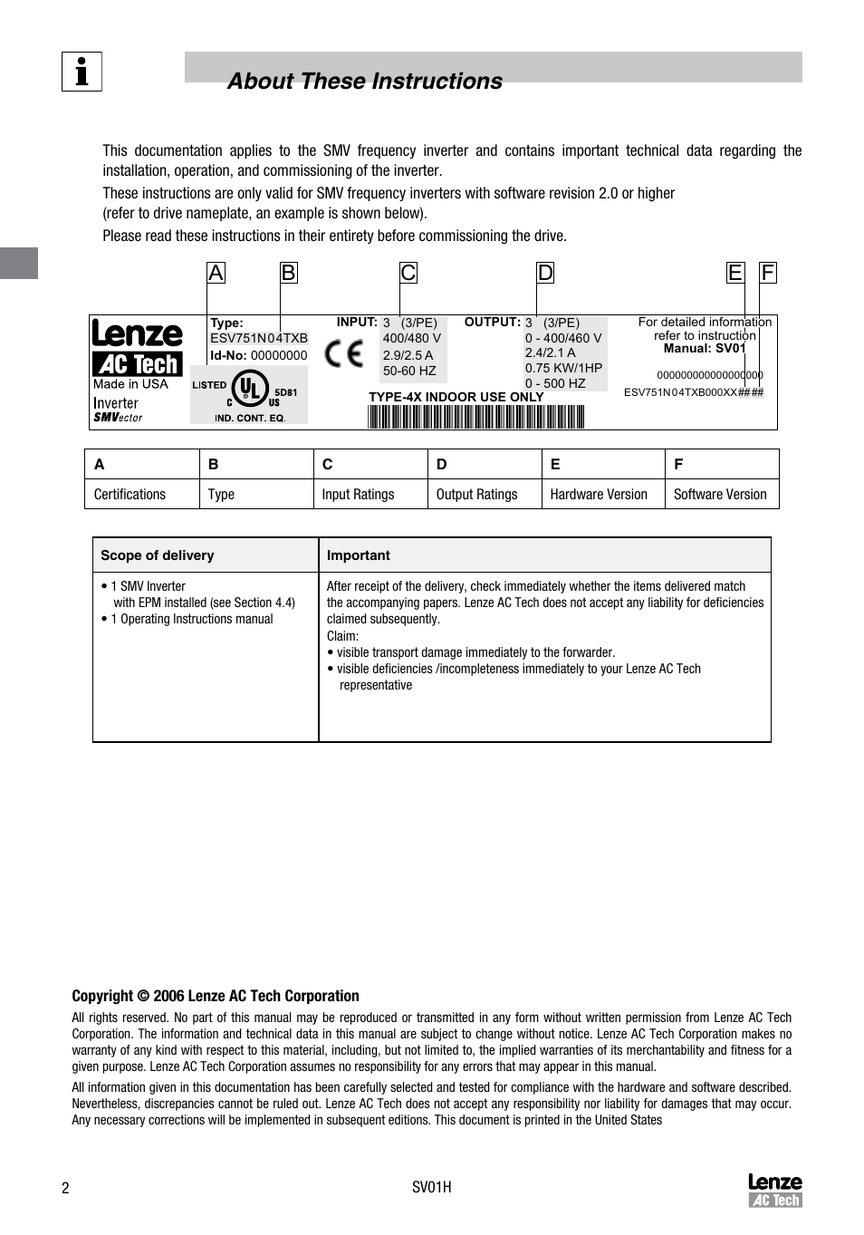 About these instructions | Sterling RT User Manual | Page 3 / 50
