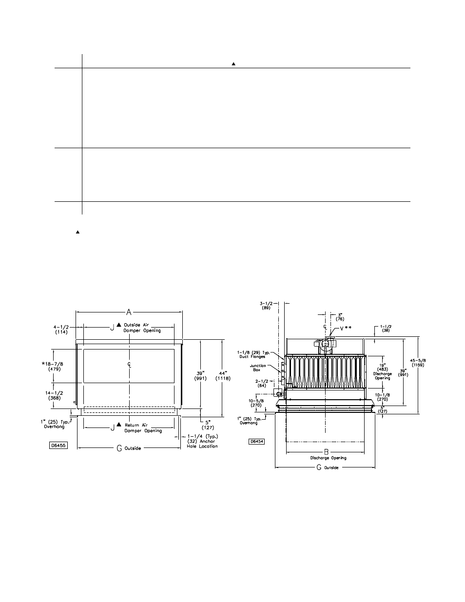 33 — dimensional data — arrangements, Typical intake air end view, Typical discharge end view | Sterling MS User Manual | Page 33 / 44