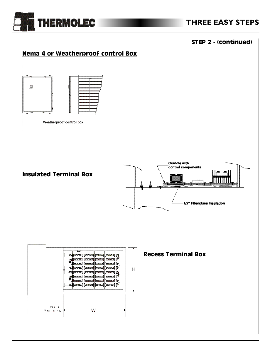 Three easy steps | Thermolec Application &Technical Notes User Manual | Page 23 / 73