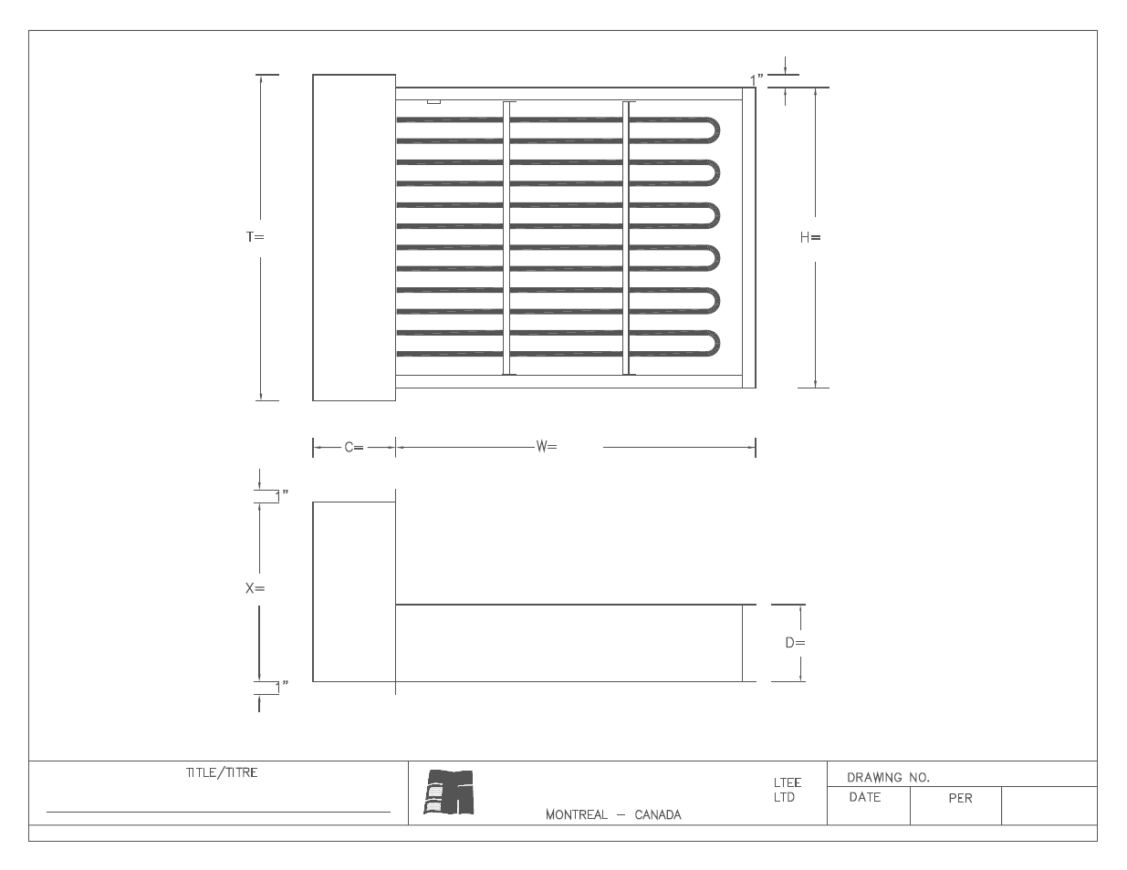 Mechanical drawings, Flange tubular (ft) | Thermolec Application &Technical Notes User Manual | Page 54 / 73
