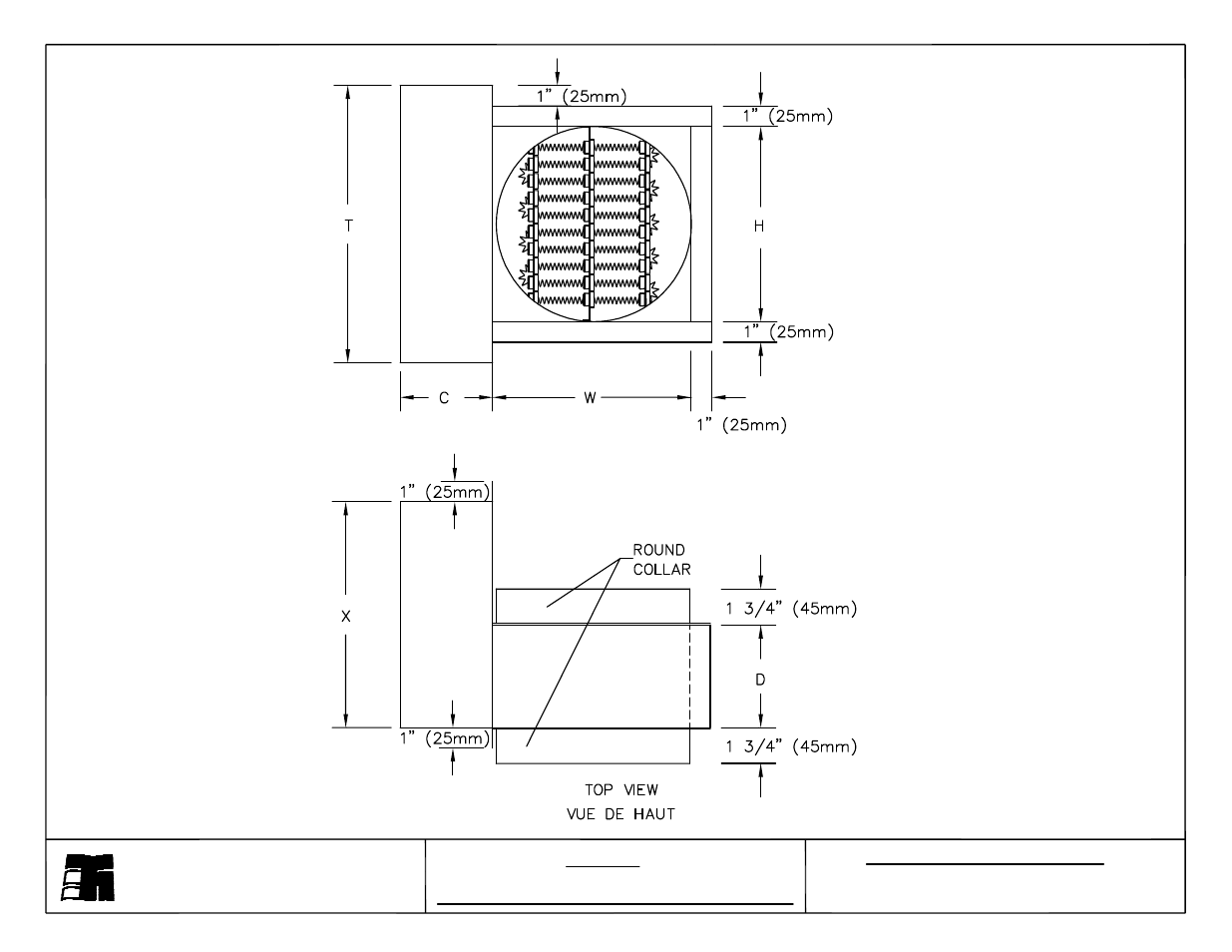 Round collar open coil heater (rfc), Thermolec | Thermolec Application &Technical Notes User Manual | Page 58 / 73