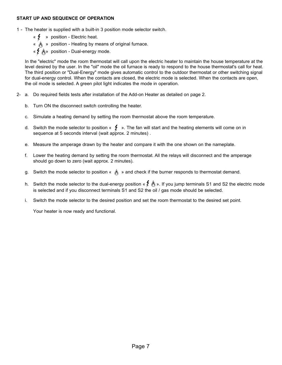 Thermolec Plenum Heater User Manual | Page 8 / 9