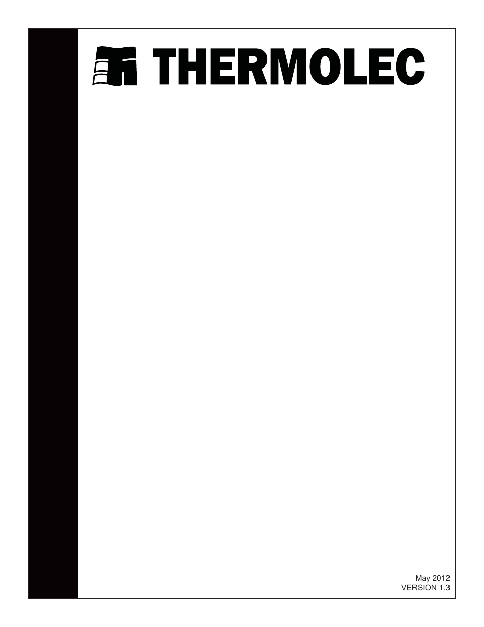 Thermolec Mini Make Up Air User Manual | 8 pages