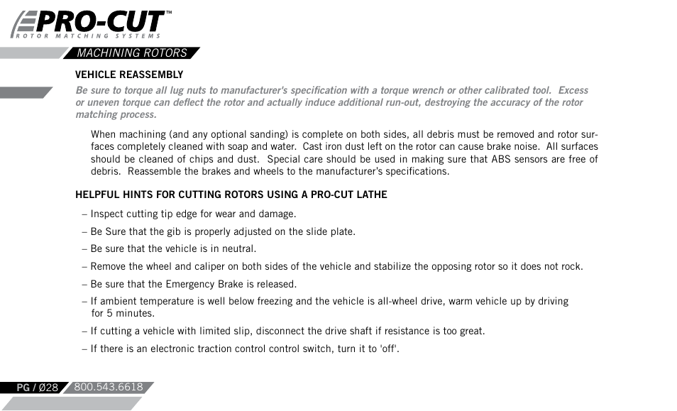 Pro-Cut Warthog User Manual | Page 28 / 88