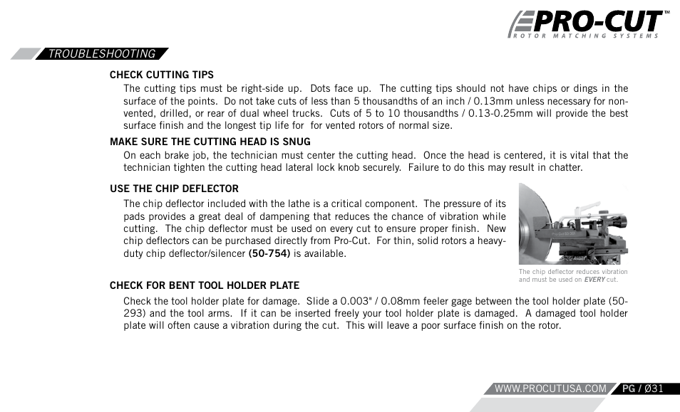 Pro-Cut Warthog User Manual | Page 31 / 88