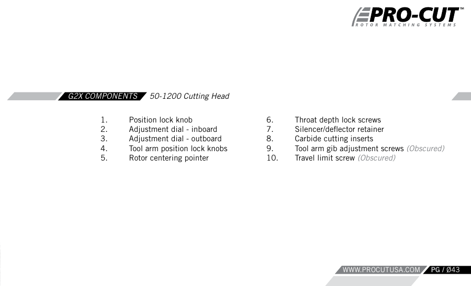 Pro-Cut Warthog User Manual | Page 43 / 88