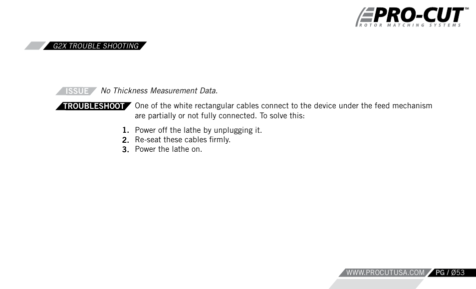 Pro-Cut Warthog User Manual | Page 53 / 88