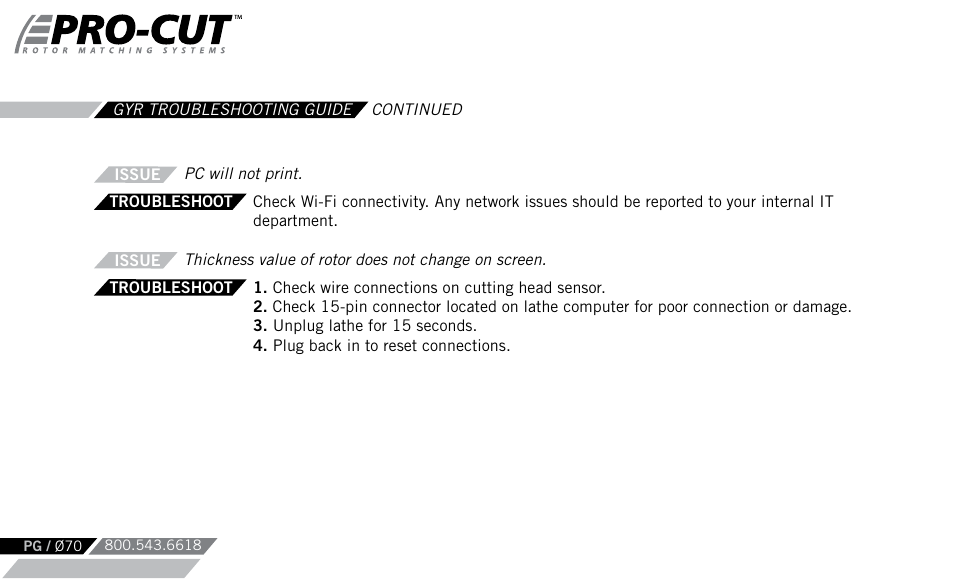 Pro-Cut Warthog User Manual | Page 70 / 88