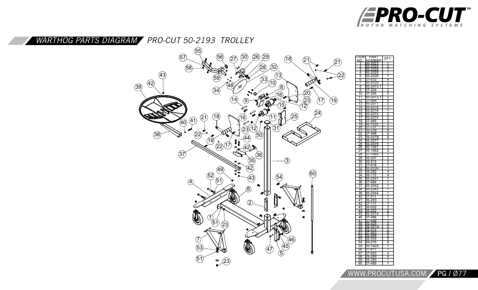 Pro-Cut Warthog User Manual | Page 77 / 88