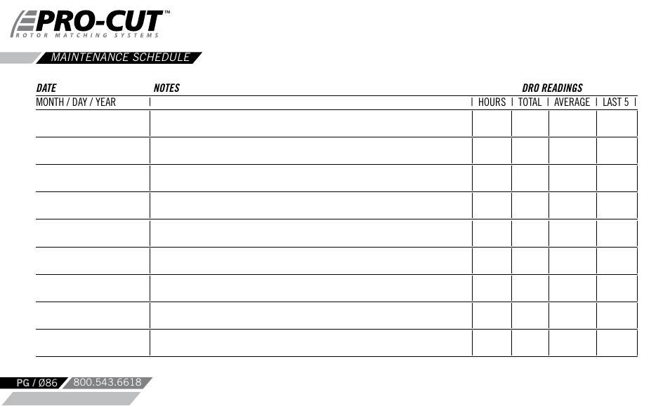 Pro-Cut Warthog User Manual | Page 86 / 88