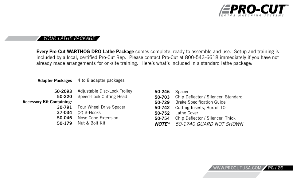 Pro-Cut Warthog User Manual | Page 9 / 88