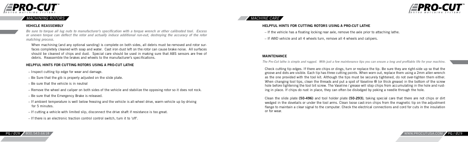 Pro-Cut PFM 9.2 User Manual | Page 15 / 46