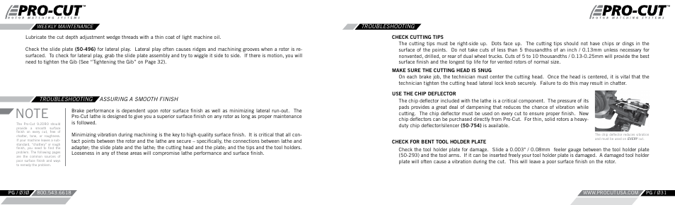 Pro-Cut PFM 9.2 User Manual | Page 16 / 46