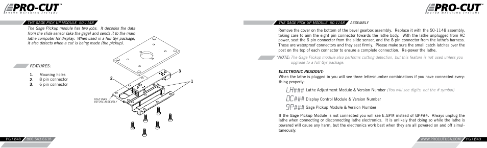 Pro-Cut PFM 9.2 User Manual | Page 25 / 46