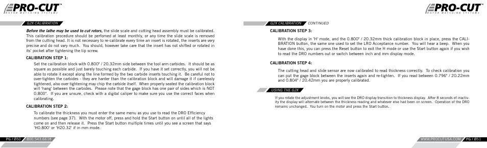 Pro-Cut PFM 9.2 User Manual | Page 26 / 46